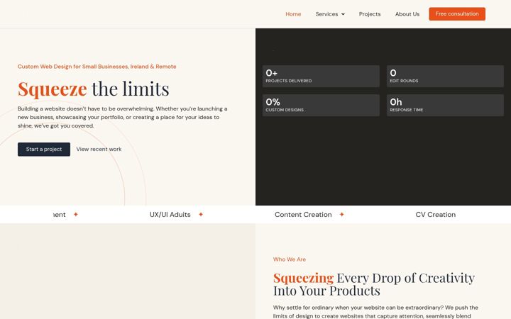 Screenshot of liljuicydesign.com