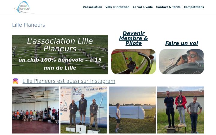 Screenshot of lille-planeurs.fr