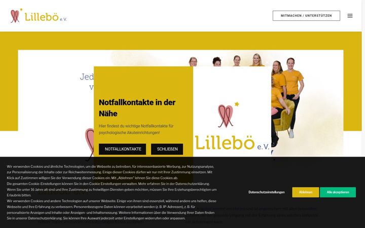 Screenshot of lilleboe.de