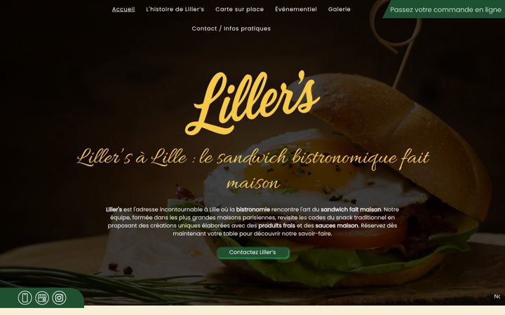 Screenshot of lillers-sandwiches.fr