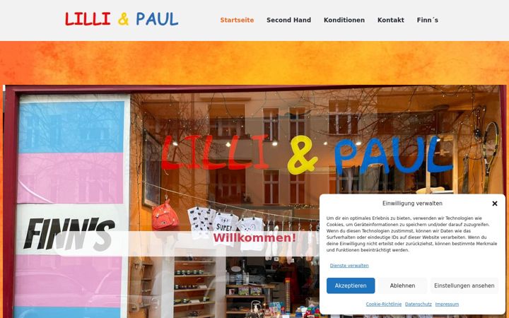 Screenshot of lilli-und-paul.de