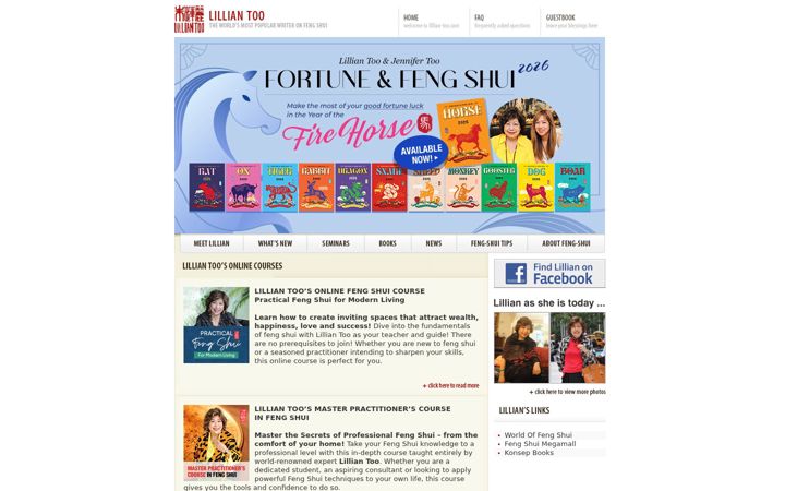 Screenshot of lillian-too.com