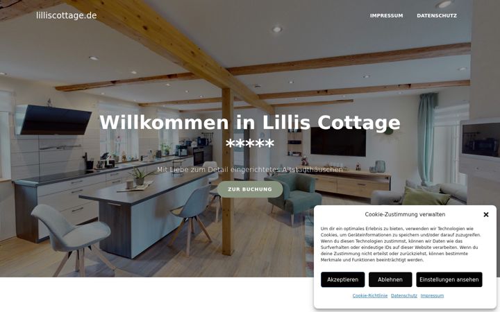 Screenshot of lilliscottage.de