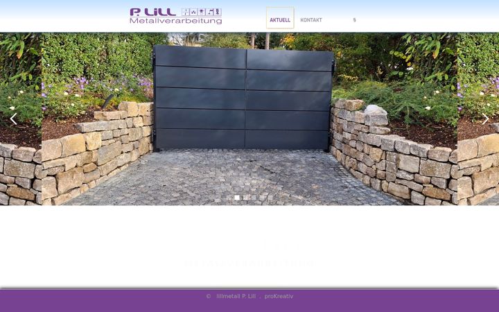 Screenshot of lillmetall.de