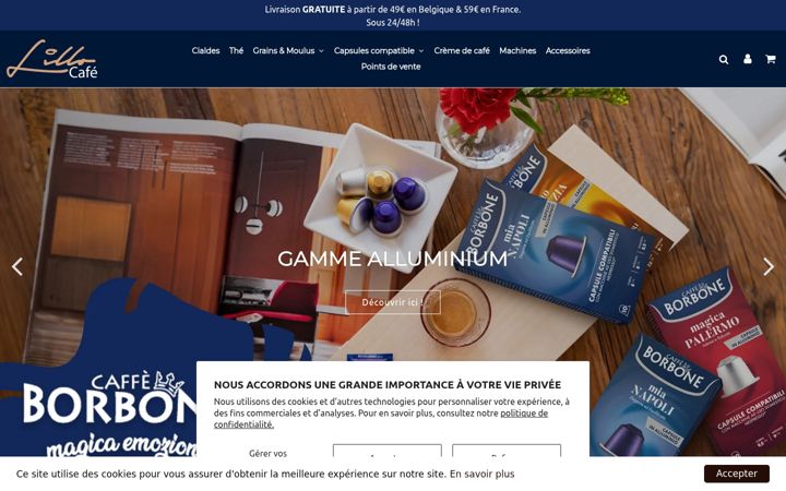 Screenshot of lillocafe.be