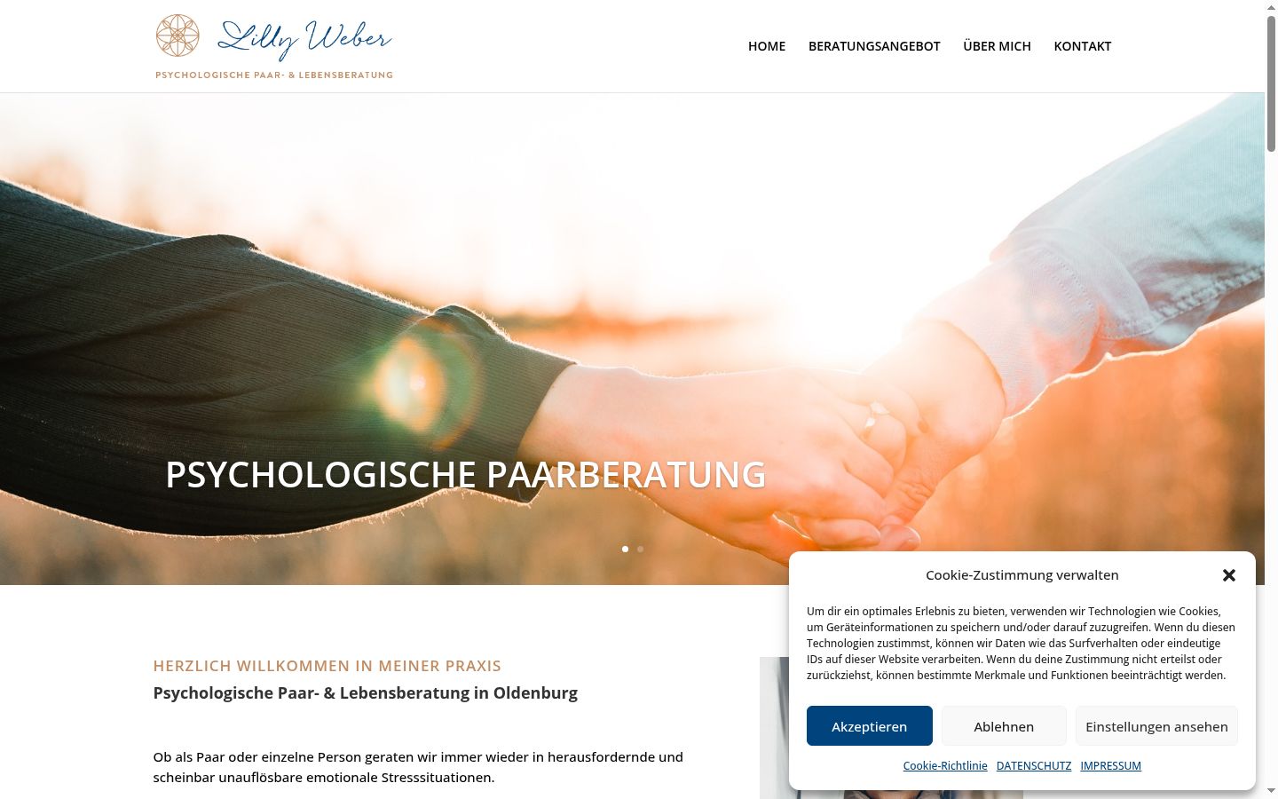 Screenshot tal-banner tal-kunsens muri qabel kwalunkwe interazzjoni