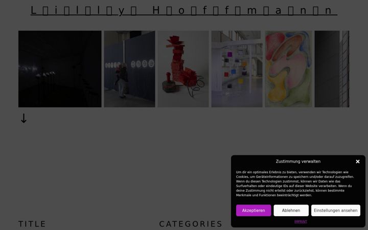 Screenshot of lillyhoffmann.net