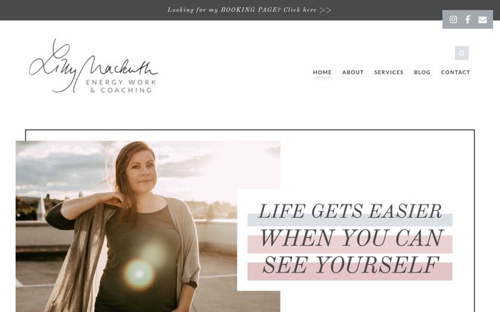Screenshot of lillymackuth.com