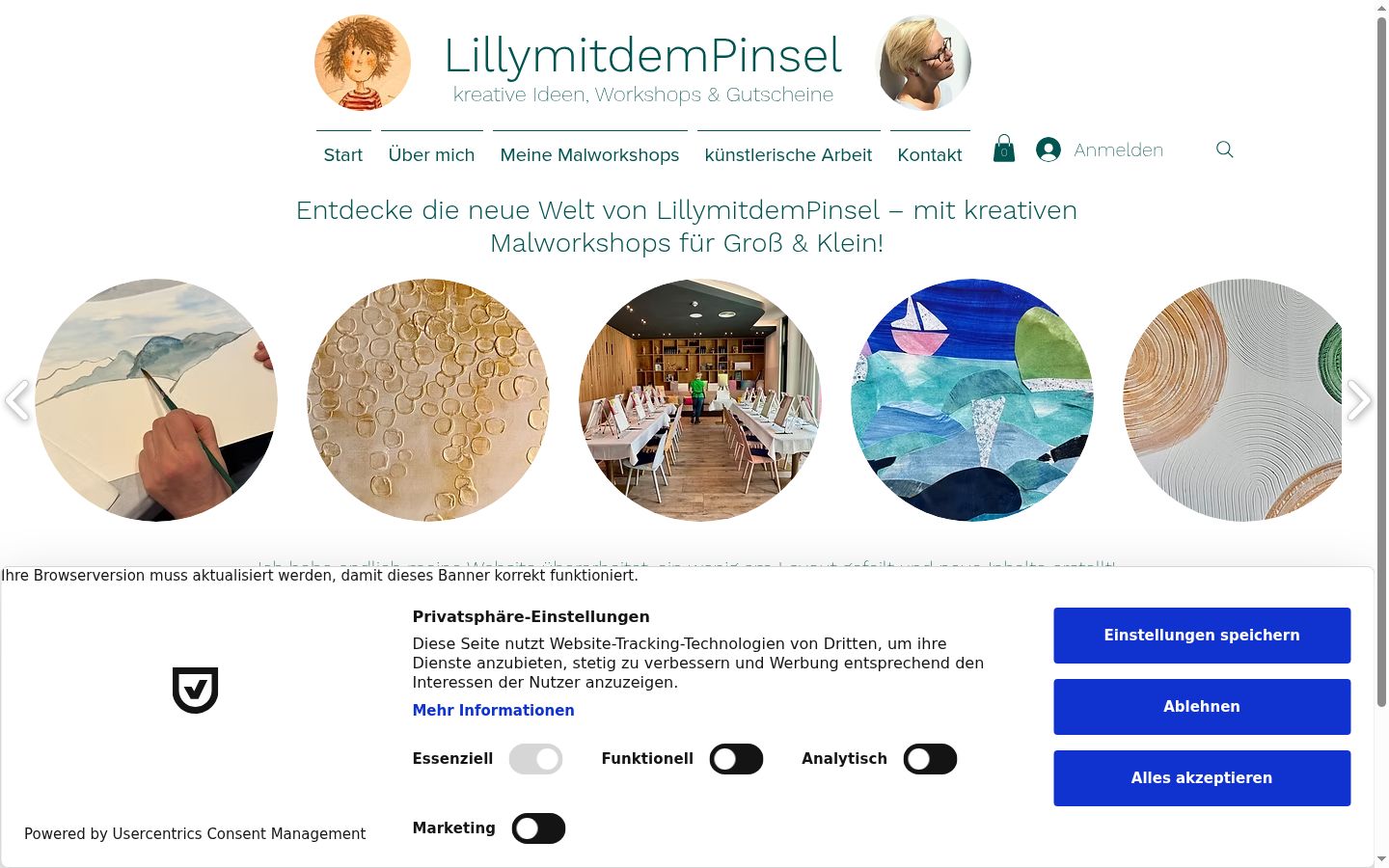 Sutikimo reklamjuostės, rodytos prieš bet kokią sąveiką, ekrano kopija