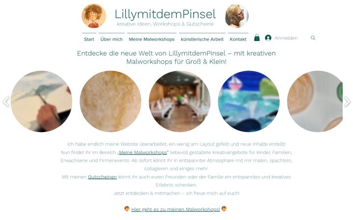 Screenshot of lillymitdempinsel.de