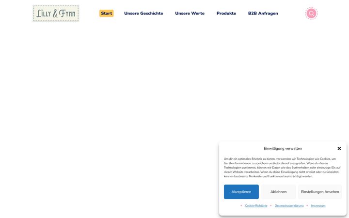 Screenshot of lillyundfynn.de