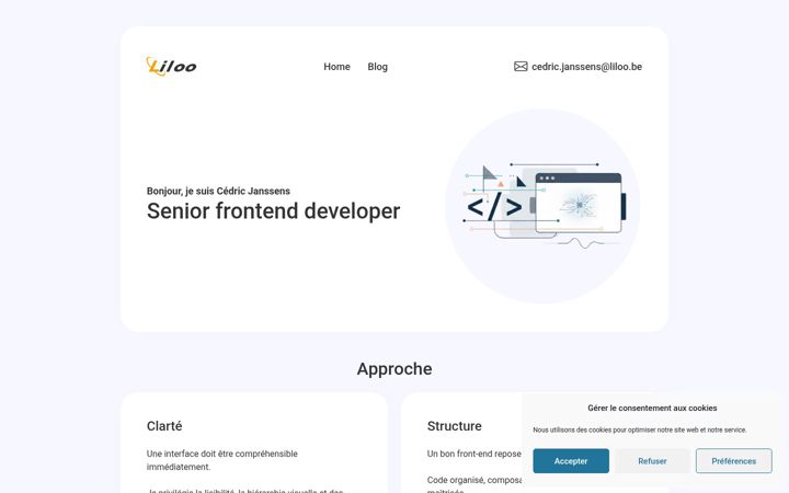 Screenshot of liloo.be