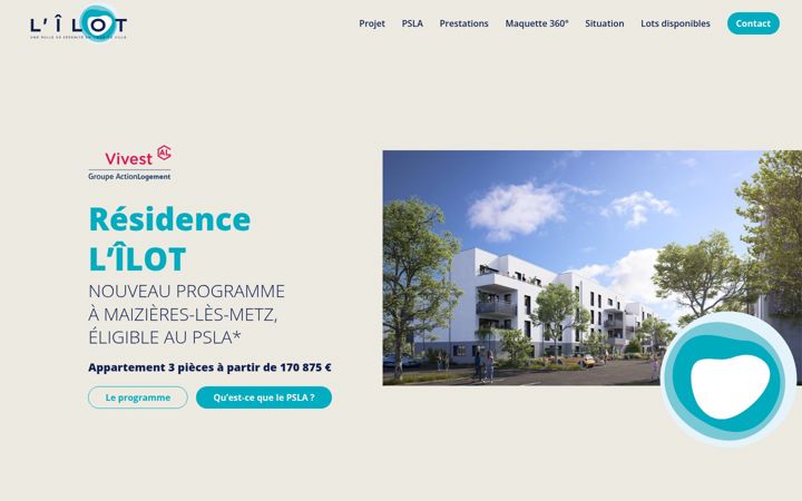Screenshot of lilot-maizieres.fr
