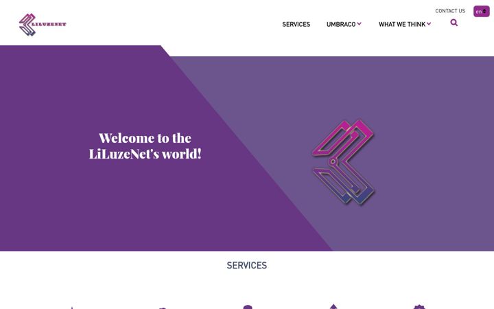 Screenshot of liluzenet.com