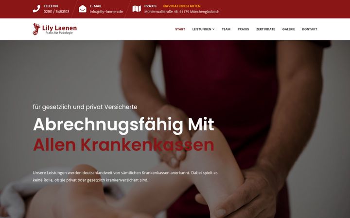Screenshot of lily-laenen.de