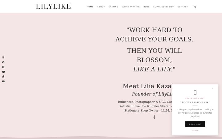 Screenshot of lily-like.com