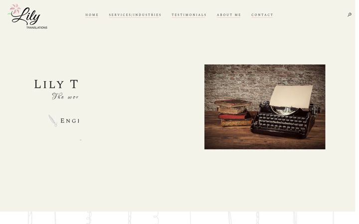 Screenshot of lily-translations.com
