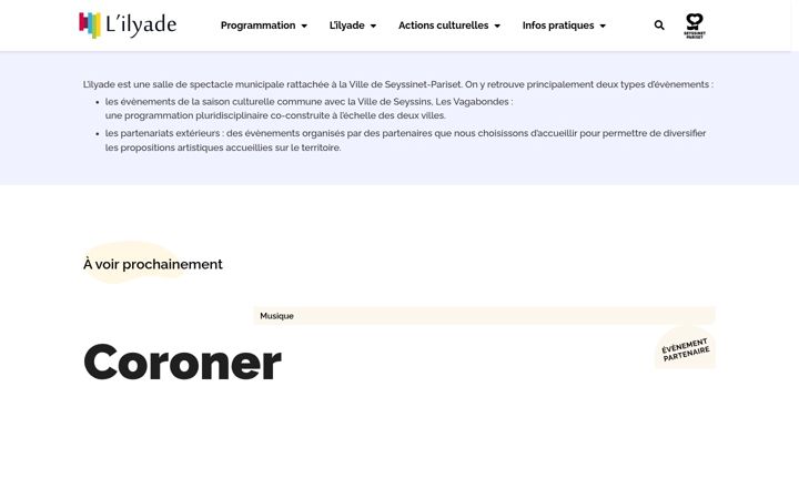 Screenshot of lilyade.fr