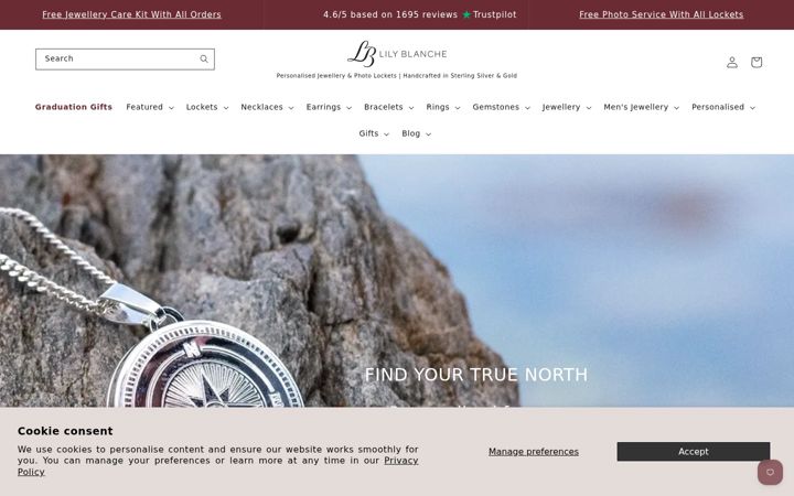 Screenshot of lilyblanche.com