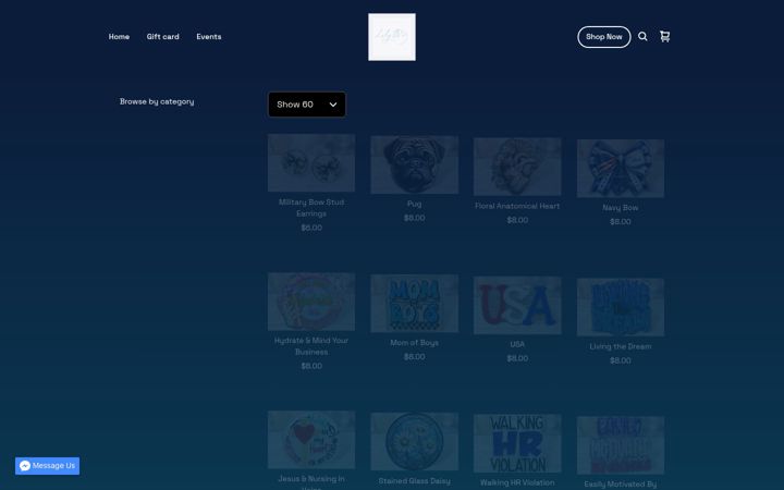 Screenshot of lilybsdesigns.com