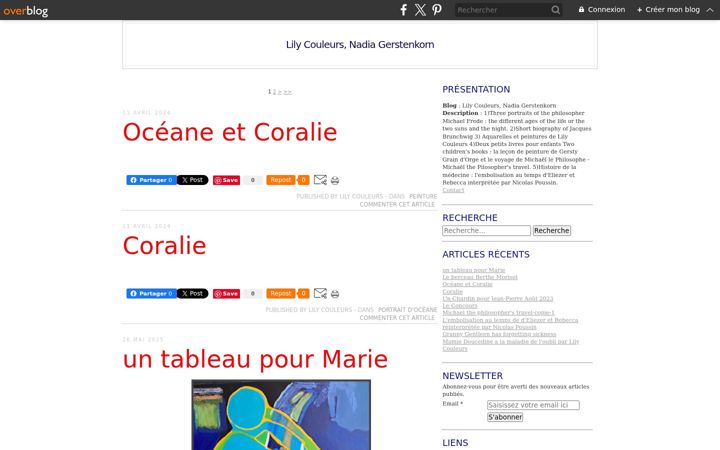 Screenshot of lilycouleurs.com