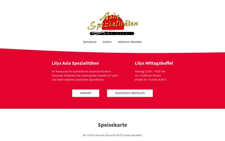 Screenshot of lilys-asia.de