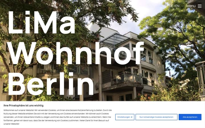 Screenshot of lima-wohnhof-berlin-initiative.de