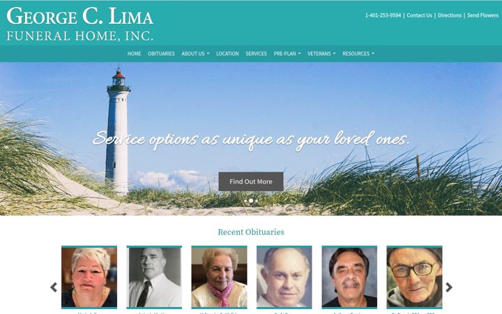 Screenshot of limafh.com