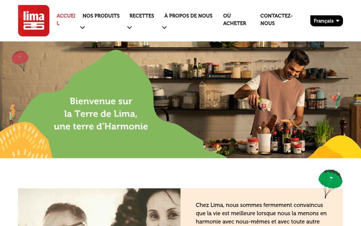 Screenshot of limafood.com