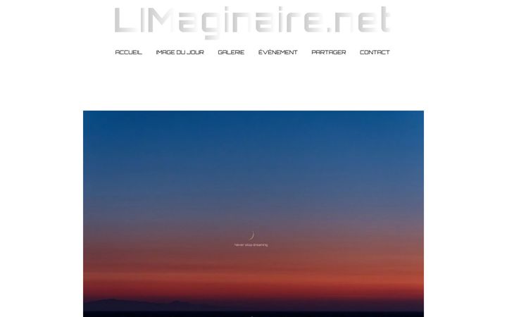 Screenshot of limaginaire.net