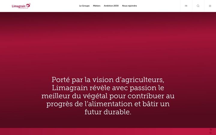 Screenshot of limagrain.com