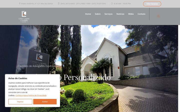 Screenshot of limalopes.com.br
