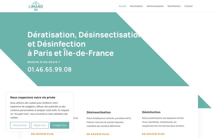Screenshot of limano3d.fr