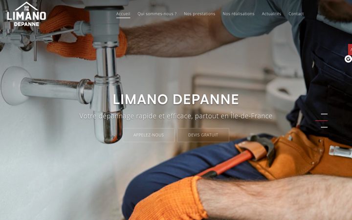 Screenshot of limanodepanne.fr