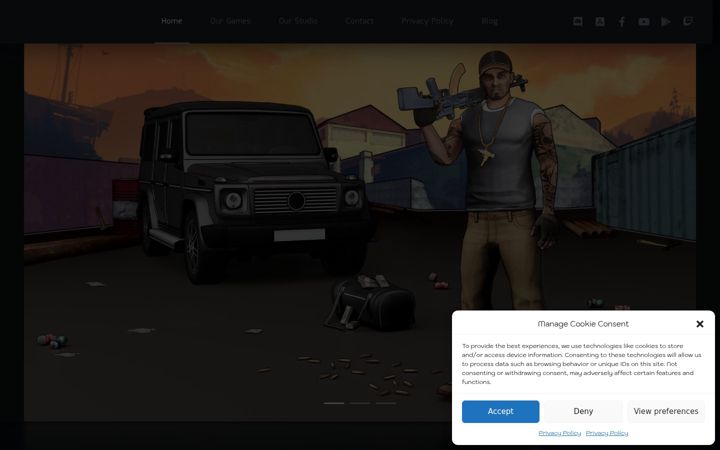 Screenshot of limanskygames.com