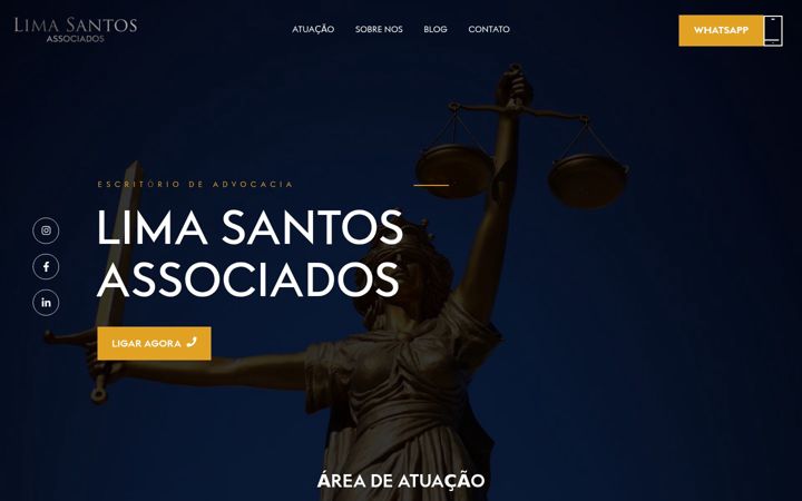 Screenshot of limasantosassociados.com.br