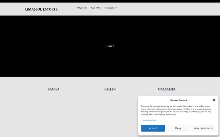 Screenshot of limassolescorts.com