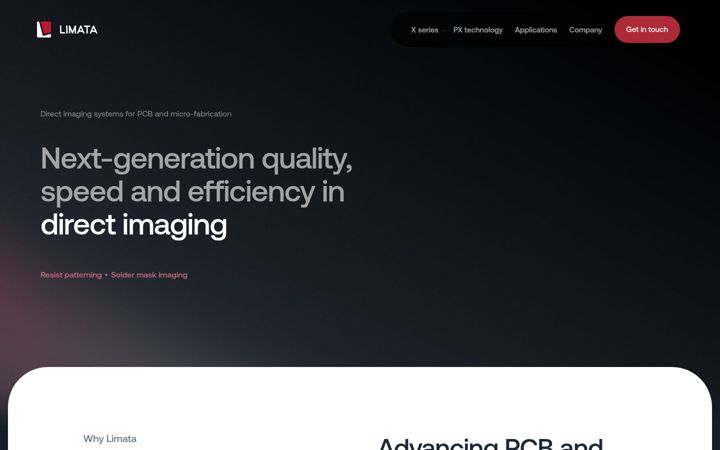Screenshot of limata.com