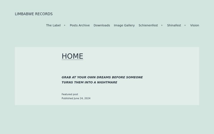 Screenshot of limbabwe.com