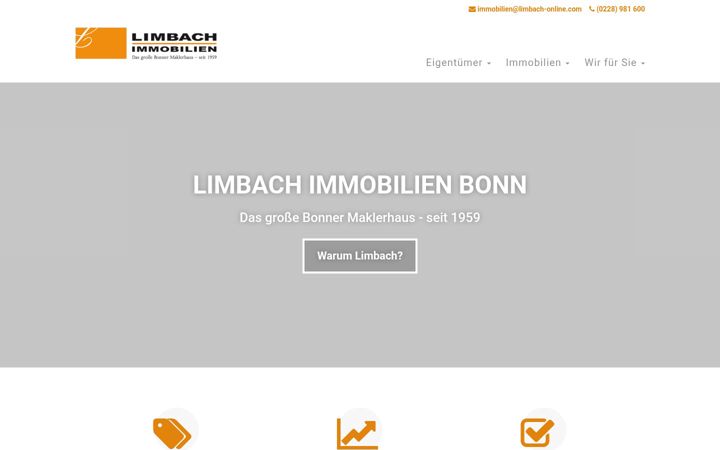 Screenshot of limbach-online.com