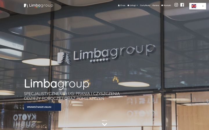 Screenshot of limbagroup.pl