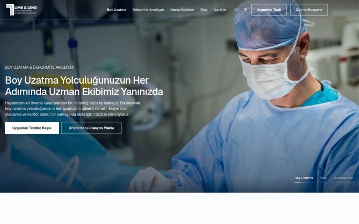 Screenshot of limbleng.com