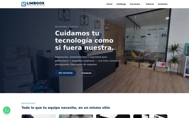 Screenshot of limboox.com
