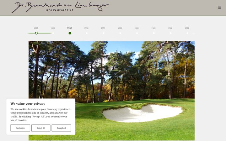 Screenshot of limburger-courses.com