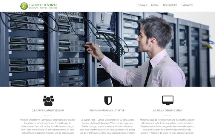 Screenshot of limburger-it-service.de