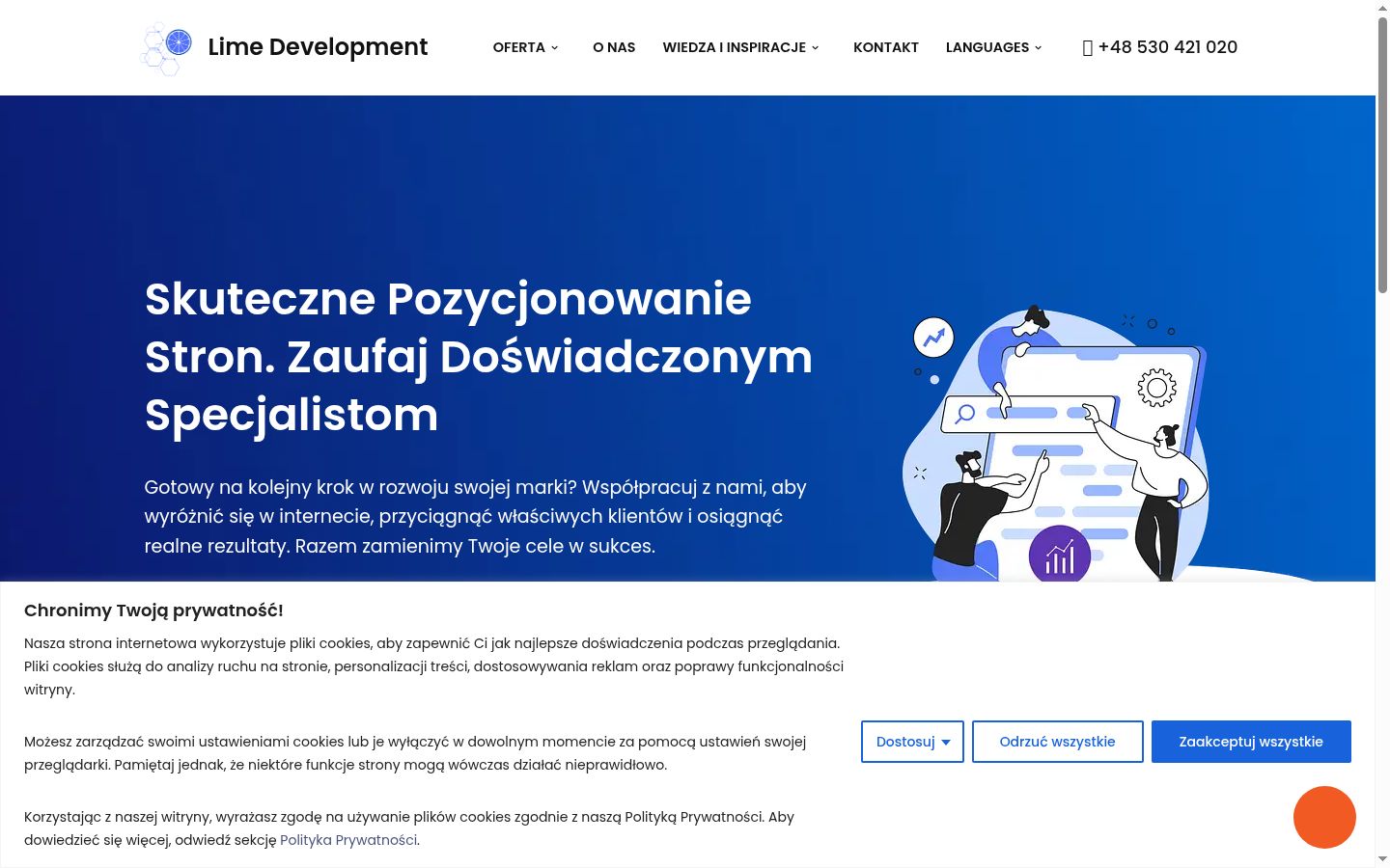 Screenshot van de toestemmingsbanner zoals getoond vóór enige interactie