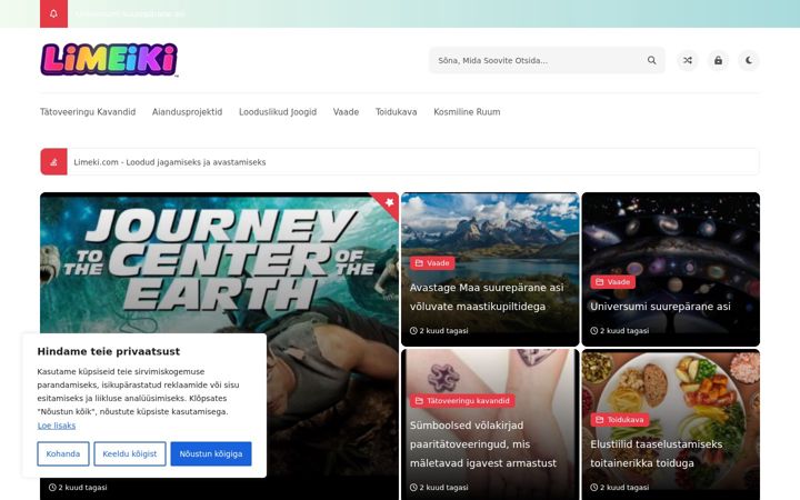 Screenshot of limeki.com