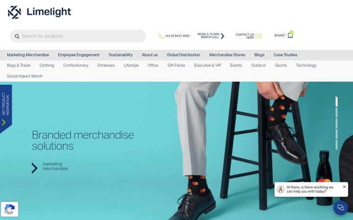 Screenshot of limelightpublicity.co.uk