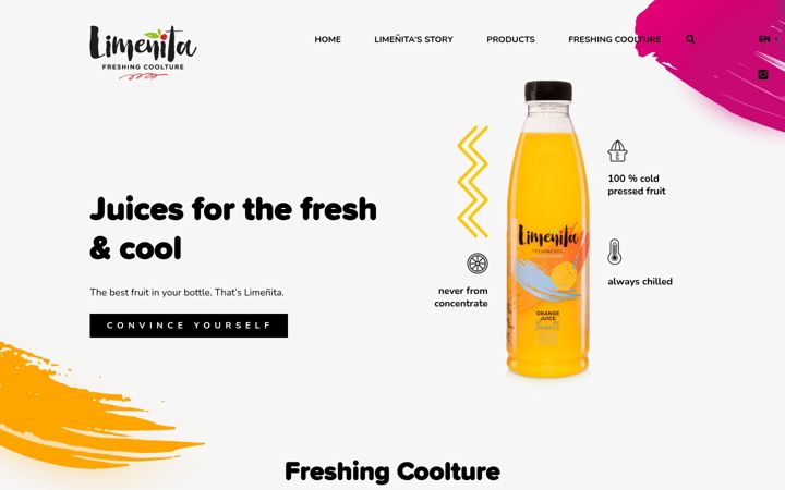 Screenshot of limenita.com