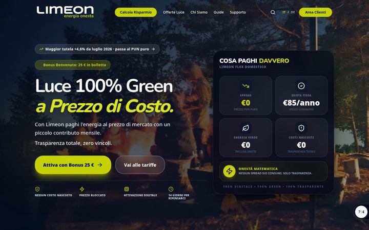 Screenshot of limeon-energy.it